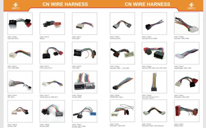 16pin 자동차 와이어 허니스 어셈블리 남성 및 여성 커넥터 OBD2 케이블 1