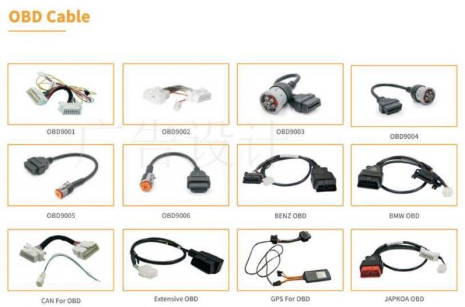 배선 연결 솔루션 공급자 OBD 스캐너 어댑터 OBD 2 확장 케이블 2