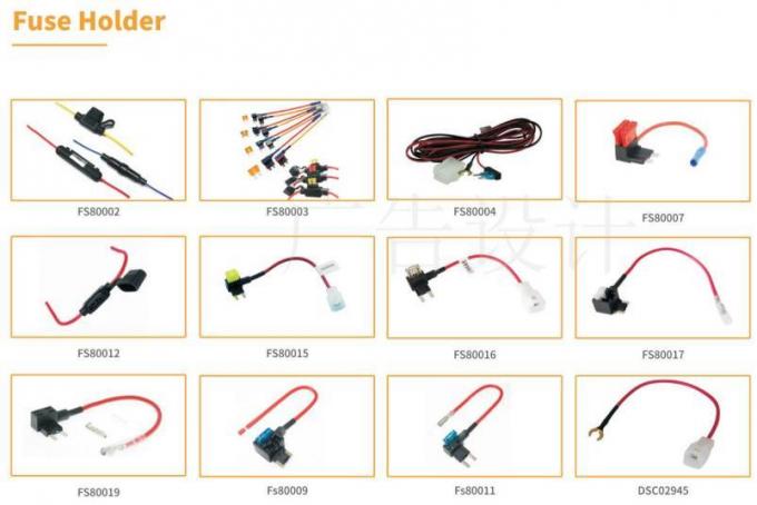 마이크로 자동차 퓨즈 어댑터 키트 12V 15 AMP 블레이드 퓨즈 홀더 5