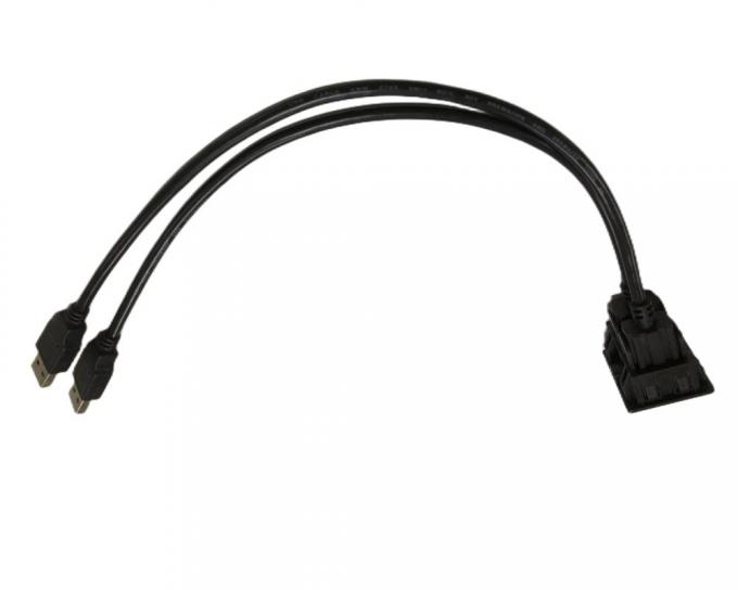ODM 케이블 와이어 허런 두 USB 확장 케이블 자동차 대시 마운트 5