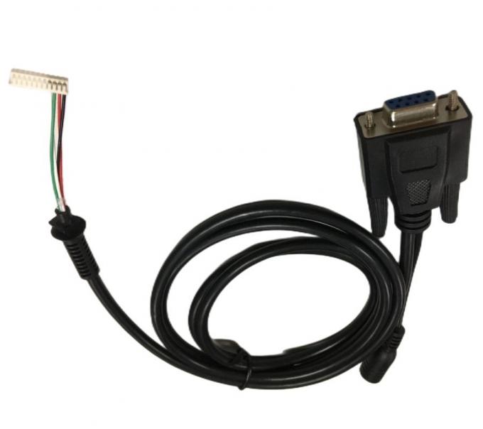 둥근 케이블 와이어 해운스 2.54mm 4 핀 DB9 여자 RS232 HMI 4