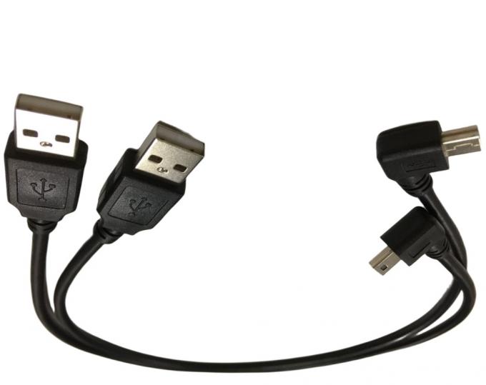 90도 각도 미니 USB 포트 0