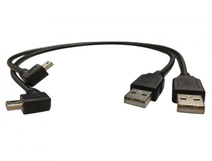 90도 각도 미니 USB 포트 1