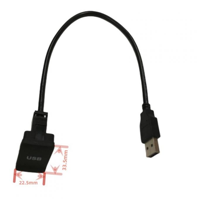 자동차 대시 케이블 와이어 허런스 단일 듀얼 자동차 충전기 USB 소켓 2