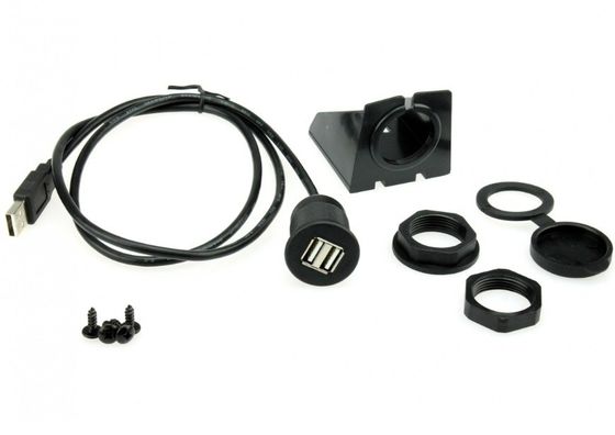 ODM 케이블 와이어 허런 두 USB 확장 케이블 자동차 대시 마운트
