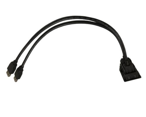 FCC 듀얼 USB 케이블 확장 랩 마운트 미쓰비시 자동차용