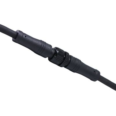 남성 직선 M12 케이블 LED 장비 / 의료 기기 OEM
