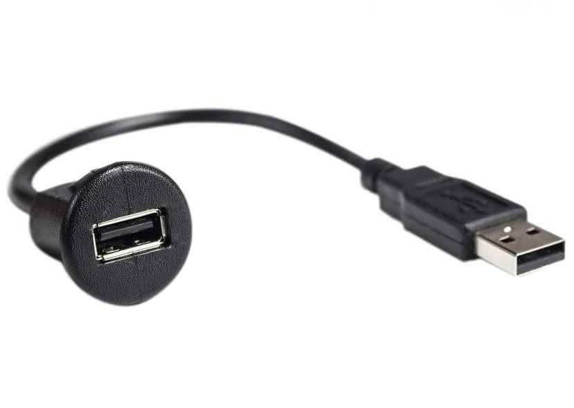 전압 24V USB 대시 마운트 어댑터 차량, 자전거, 오토바이